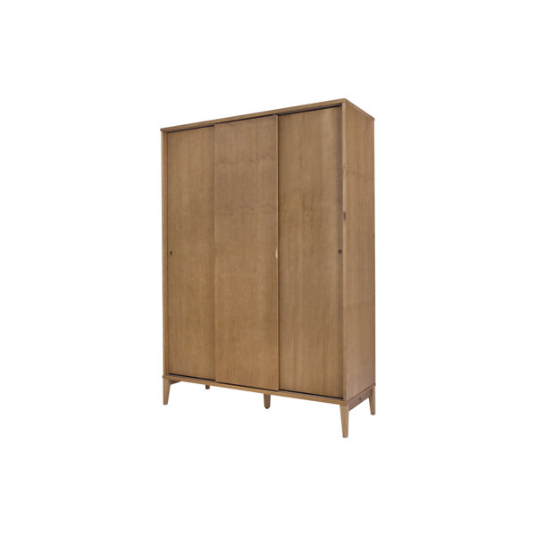 Corrigan Studio Chehabi 3 Door Solid Wood Wardrobe Wayfair.co.uk